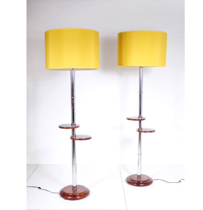 Pair Of Art Deco Floor Lamps